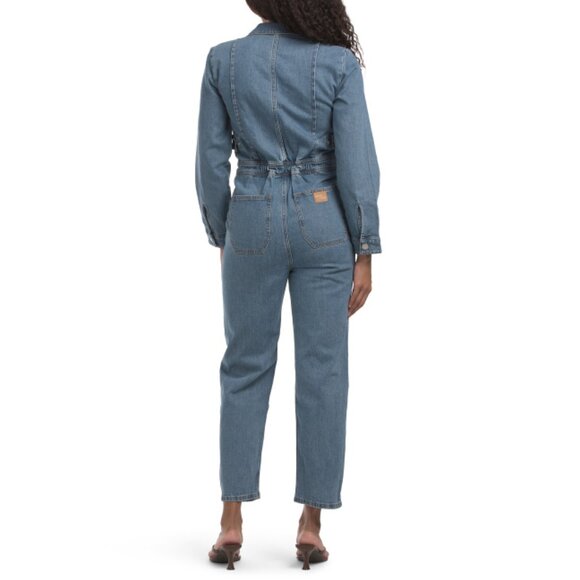 SEVENTY+MOCHI Patched Denim Indie All-in-one Jumpsuit - Picture 2 of 2